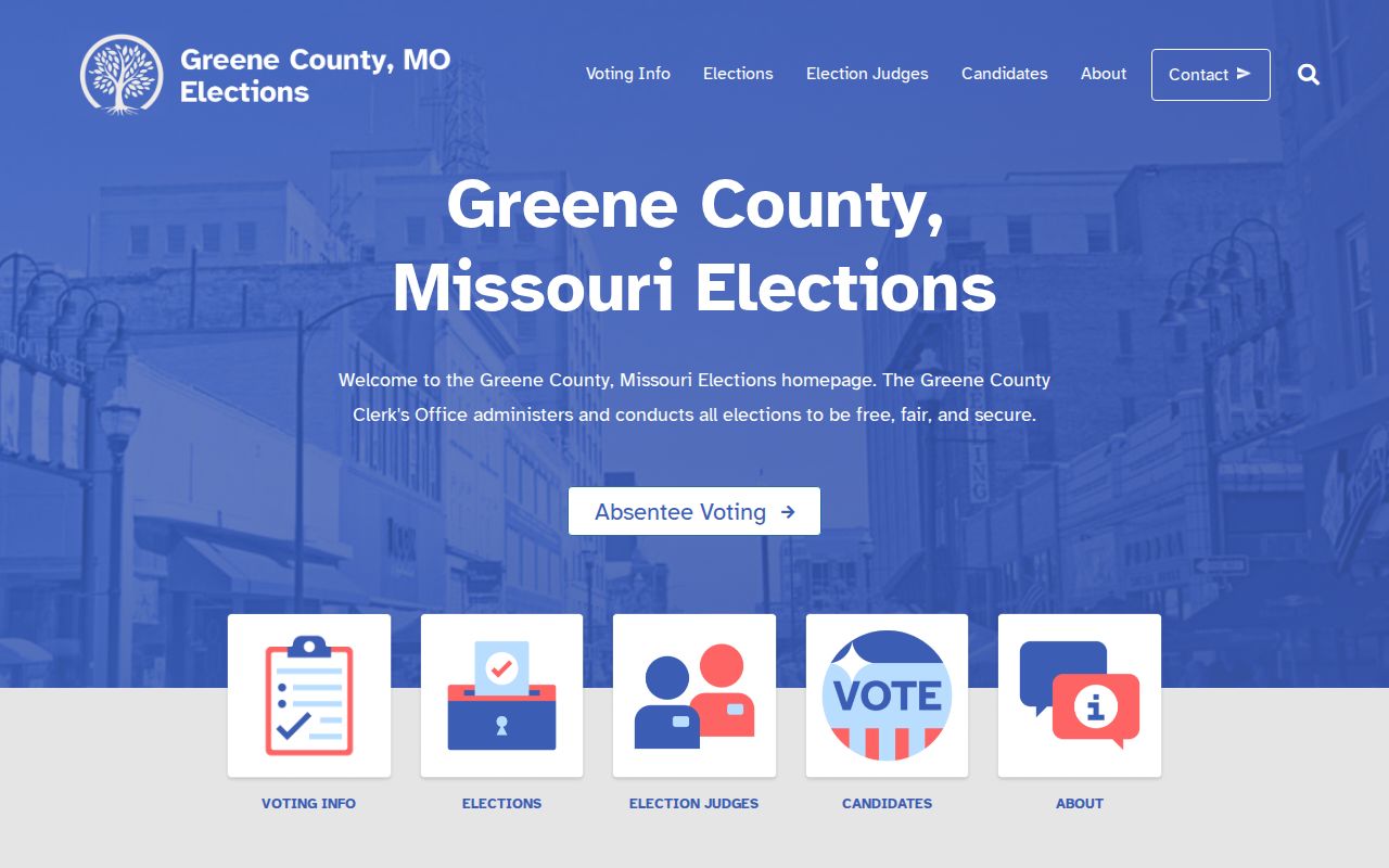 Greene County resident lookup official election tools