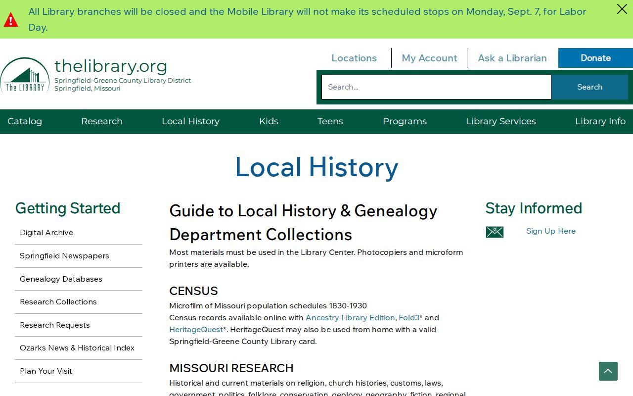 Greene County city directory research collections at the library